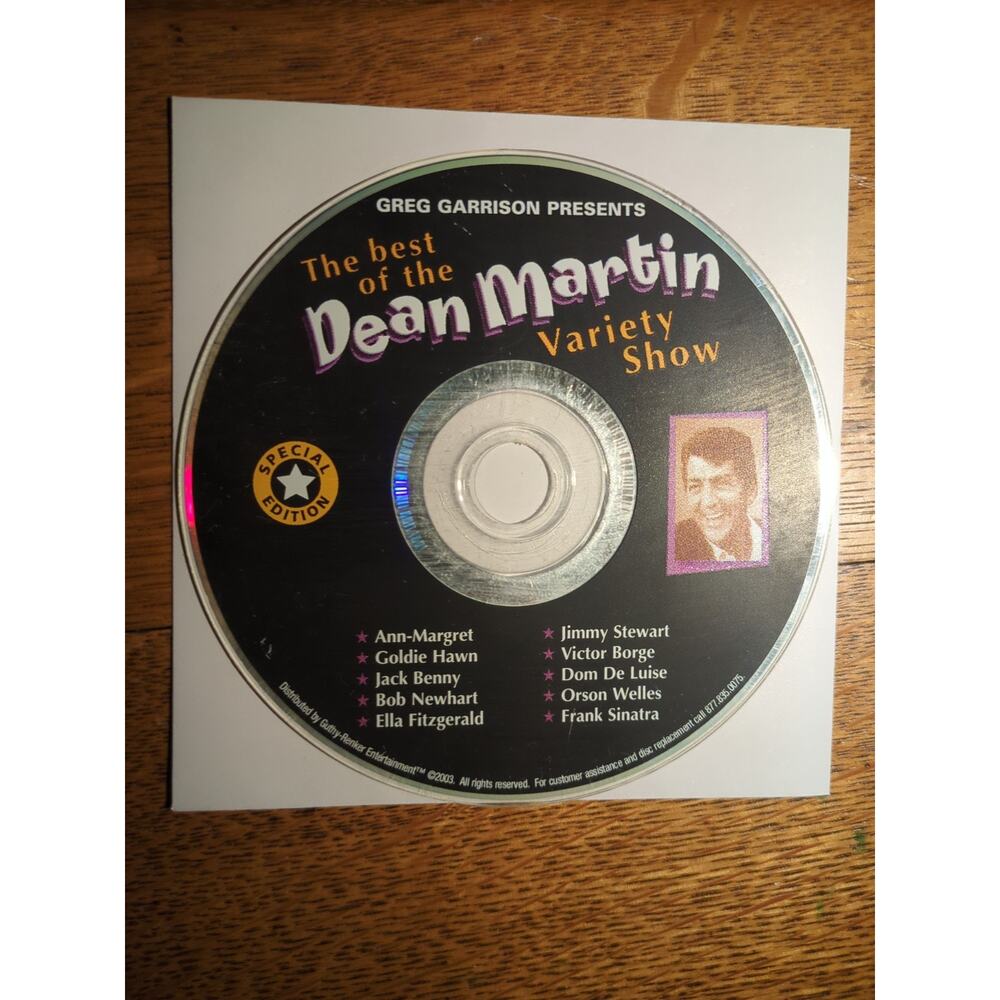 The Best of the Dean Martin Variety Show: Volume 1 (DVD, 2003) Disc Only